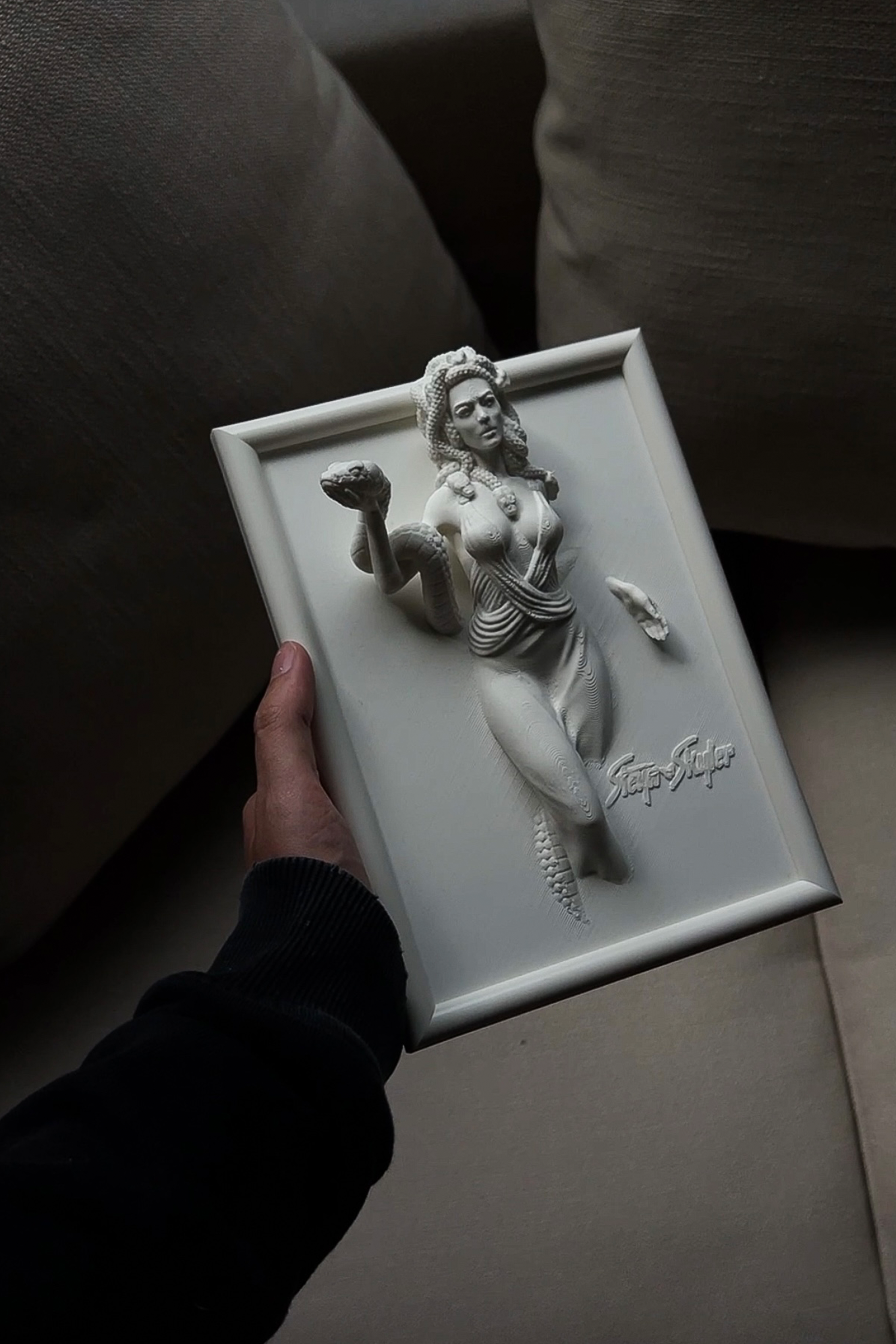 Medusa (3D mini sculptuur)