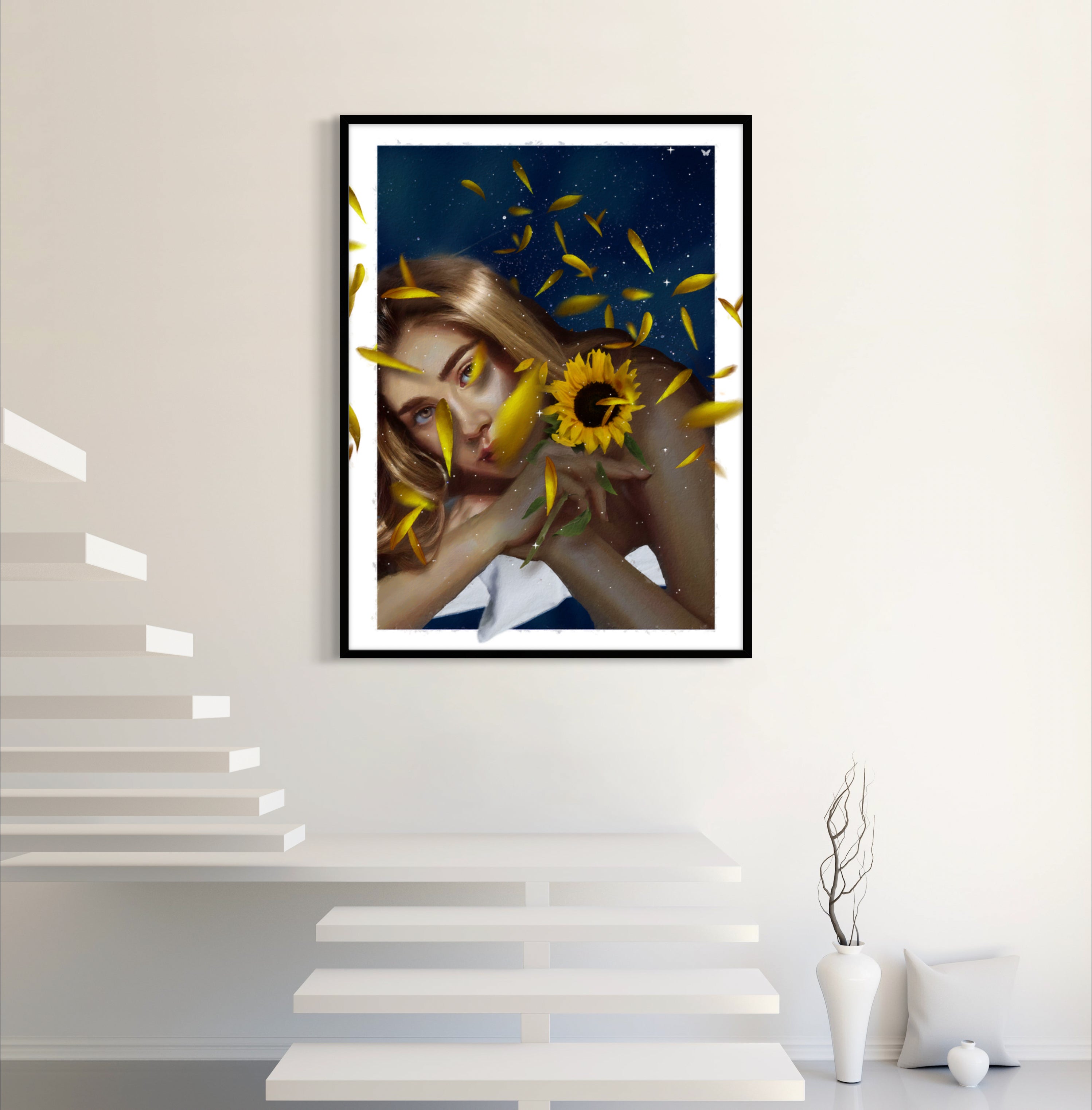 She's a Sunflower (Art Print)