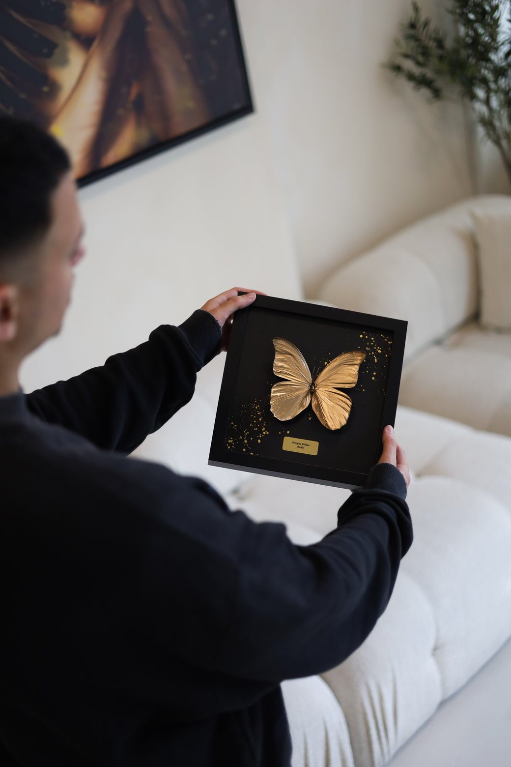 ART BUTTERFLY - GOLD