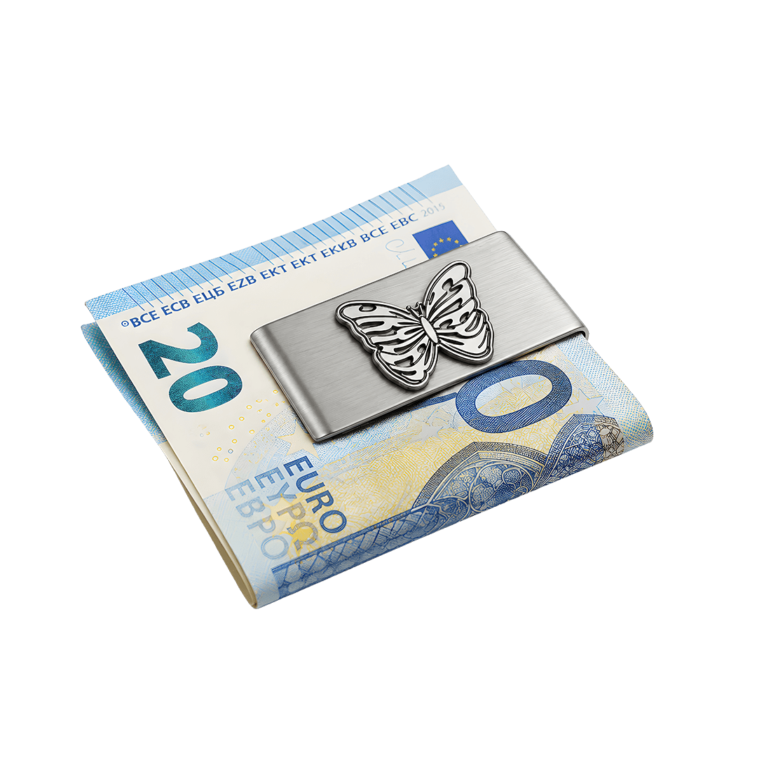 BUTTERFLY LOGO - MONEY CLIP