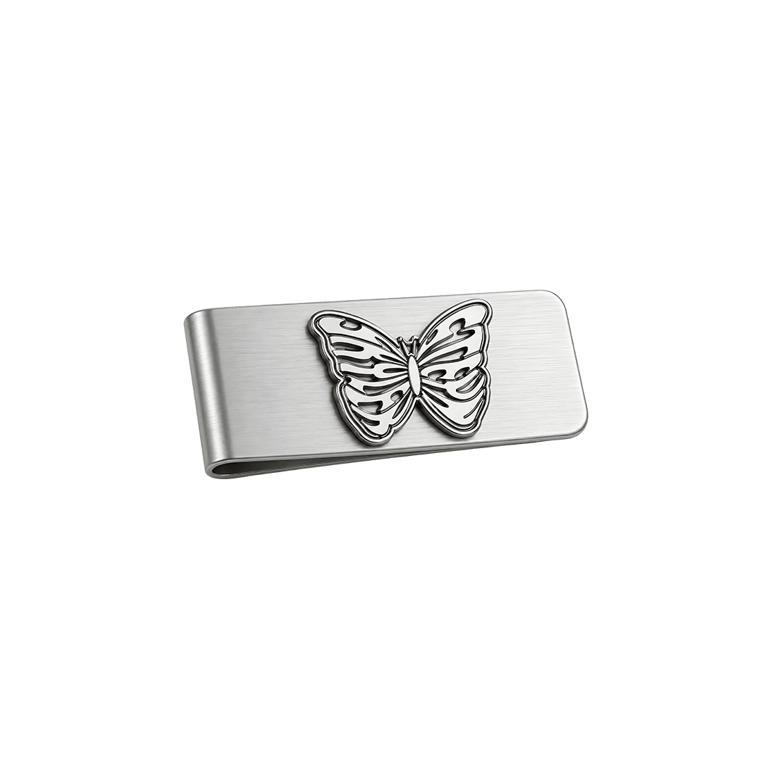BUTTERFLY LOGO - MONEY CLIP