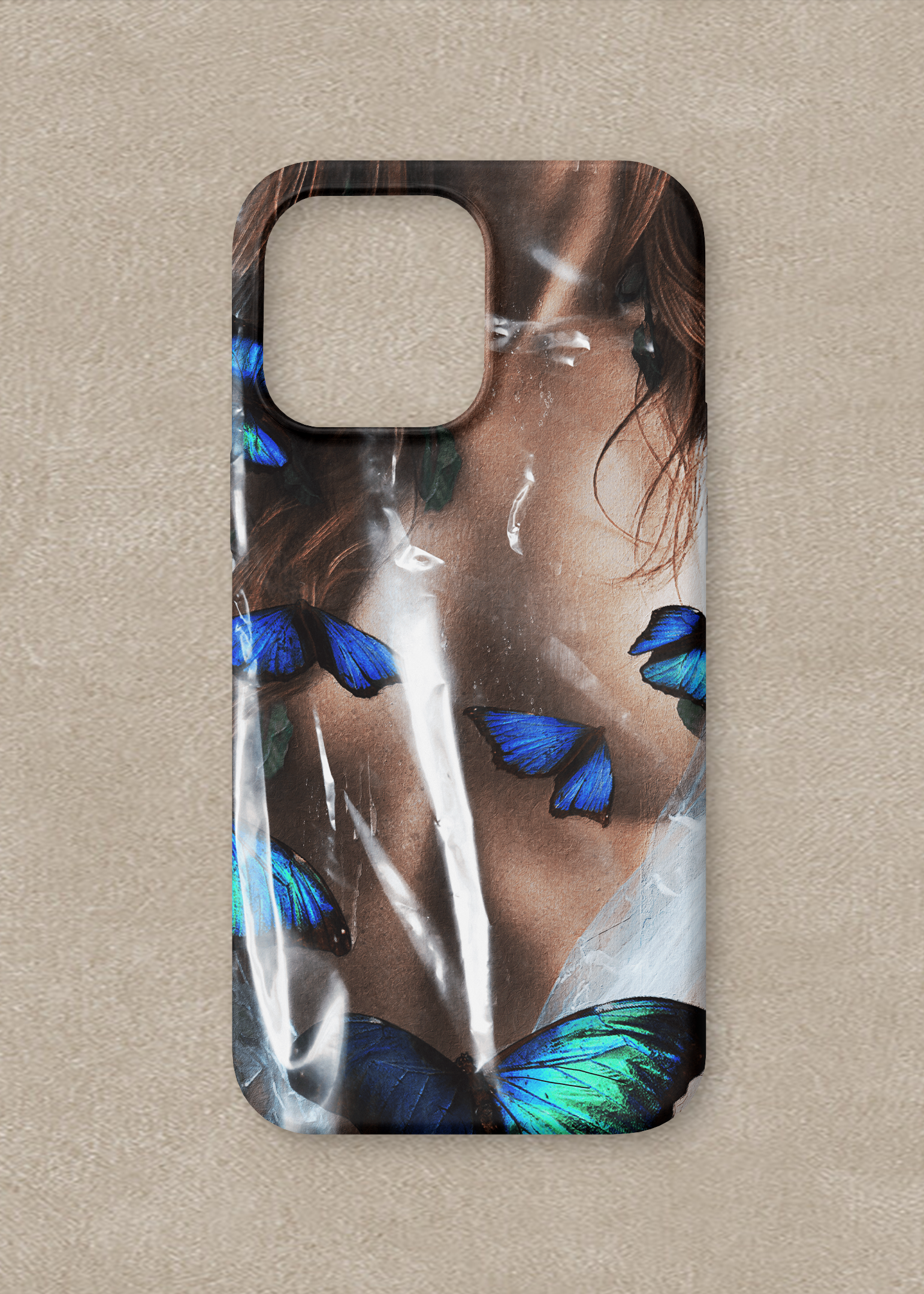 "Wrapped In Plastic" Phone case